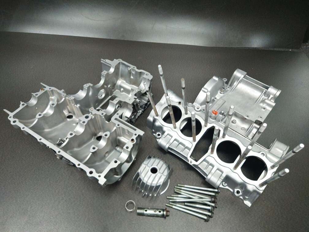 □3WF ジョグ90 純正 クランクケースカバー 中古品 レストア 流用