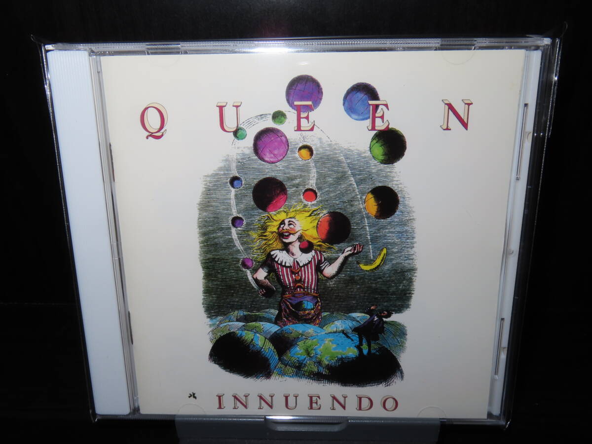 美麗カラーイラスト多数！ 輸入絶版 クイーン『QUEEN INNUENDO』バンド