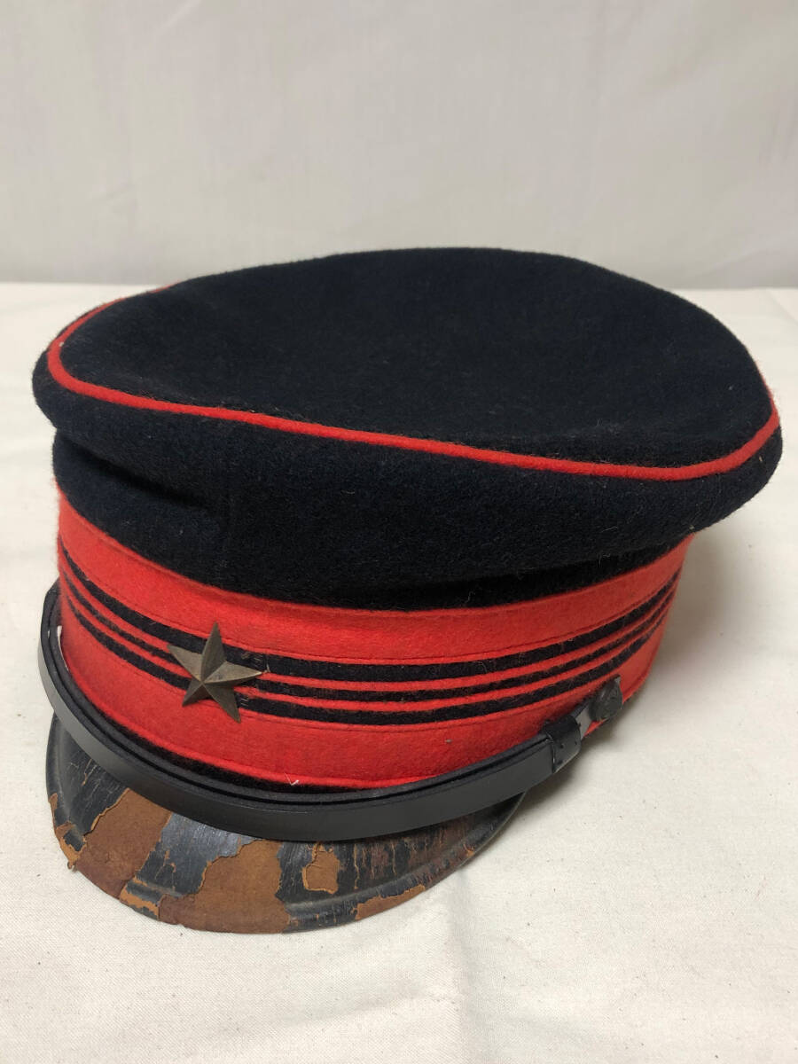 中古】中田商店製 明治19年制 日本陸軍 尉官用 第二種帽 軍帽の落札
