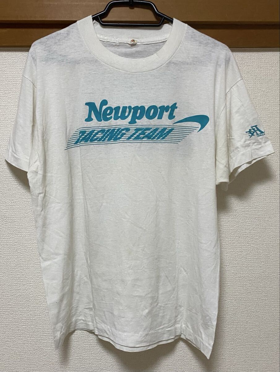 ☆美品 希少！ヴィンテージ Newport Tシャツ 野村訓市 氏着 XL 企業T