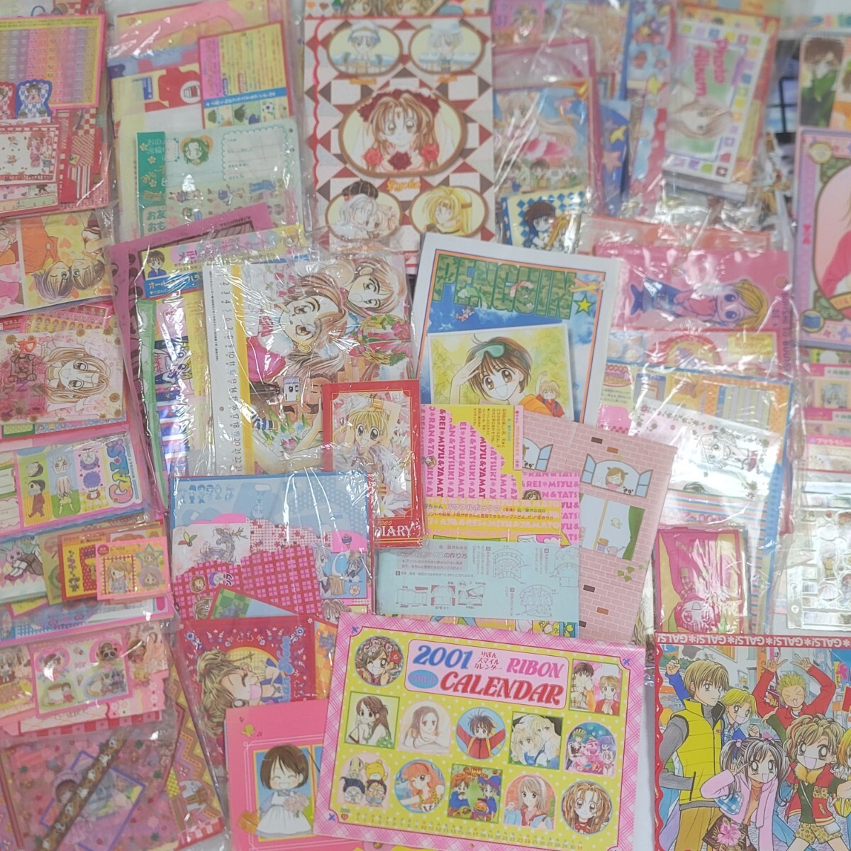 80年代【少女漫画雑誌なかよし付録】ノート＆レターセットなどまとめて