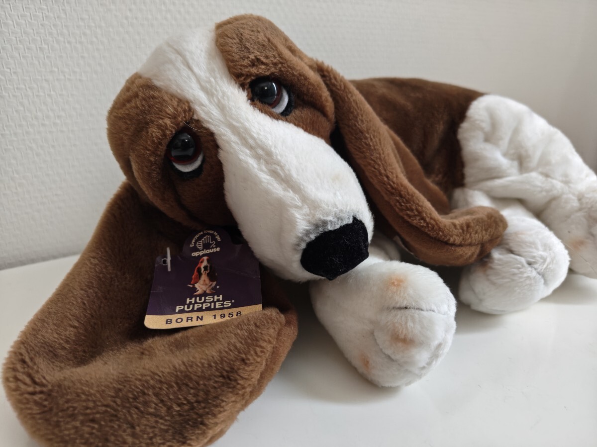 中古】☆ Hush Puppies 店頭用 ぬいぐるみ バセットハウンド ハッシュ
