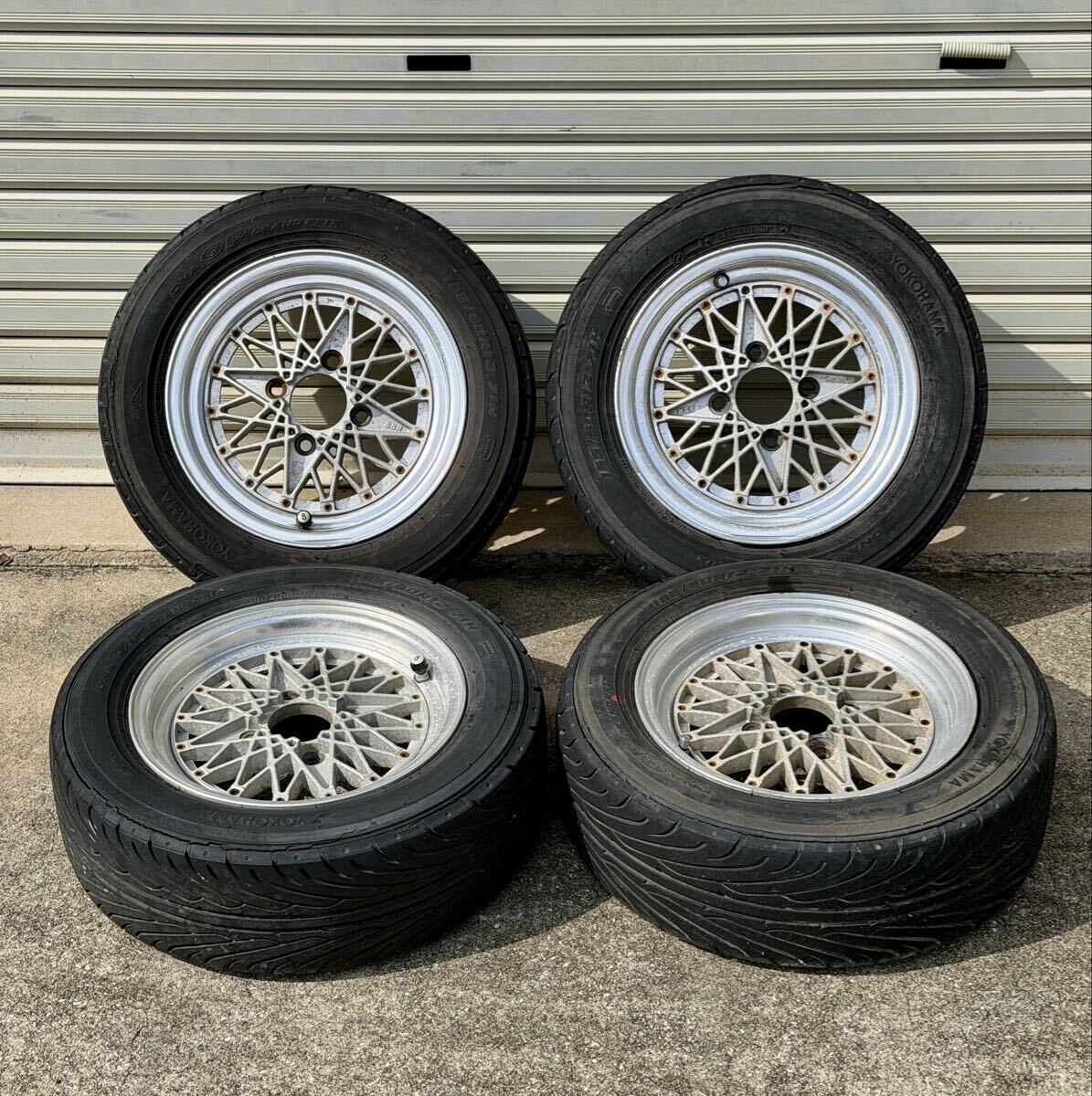 9184】深リム SSR スピードスター フォーミュラメッシュ 10インチ 7J