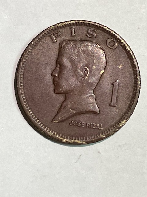 中古】○世界コイン フィリピン 1974年 大型 1ペソの落札情報詳細