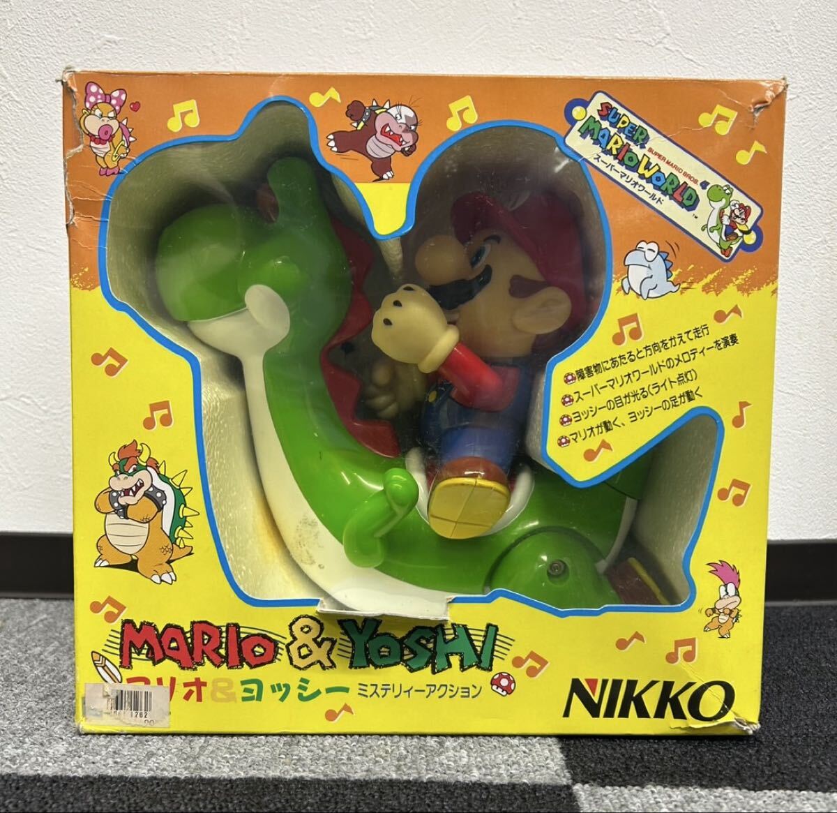 【レア】1993年 ニンテンドースーパーマリオワールドマリオ&ヨッシー 即決！美品□廃盤レトロ□スーパーマリオワールド マリオ＆ヨッシー