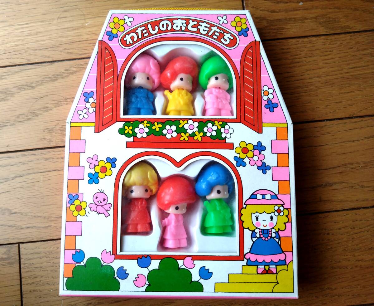 【 当時物】初代こえだちゃん 人形 4体 ちいさなちいさなおうち 昭和 中古】こえだちゃん ちいさなちいさなおうち キノコちゃん 昭和レトロ