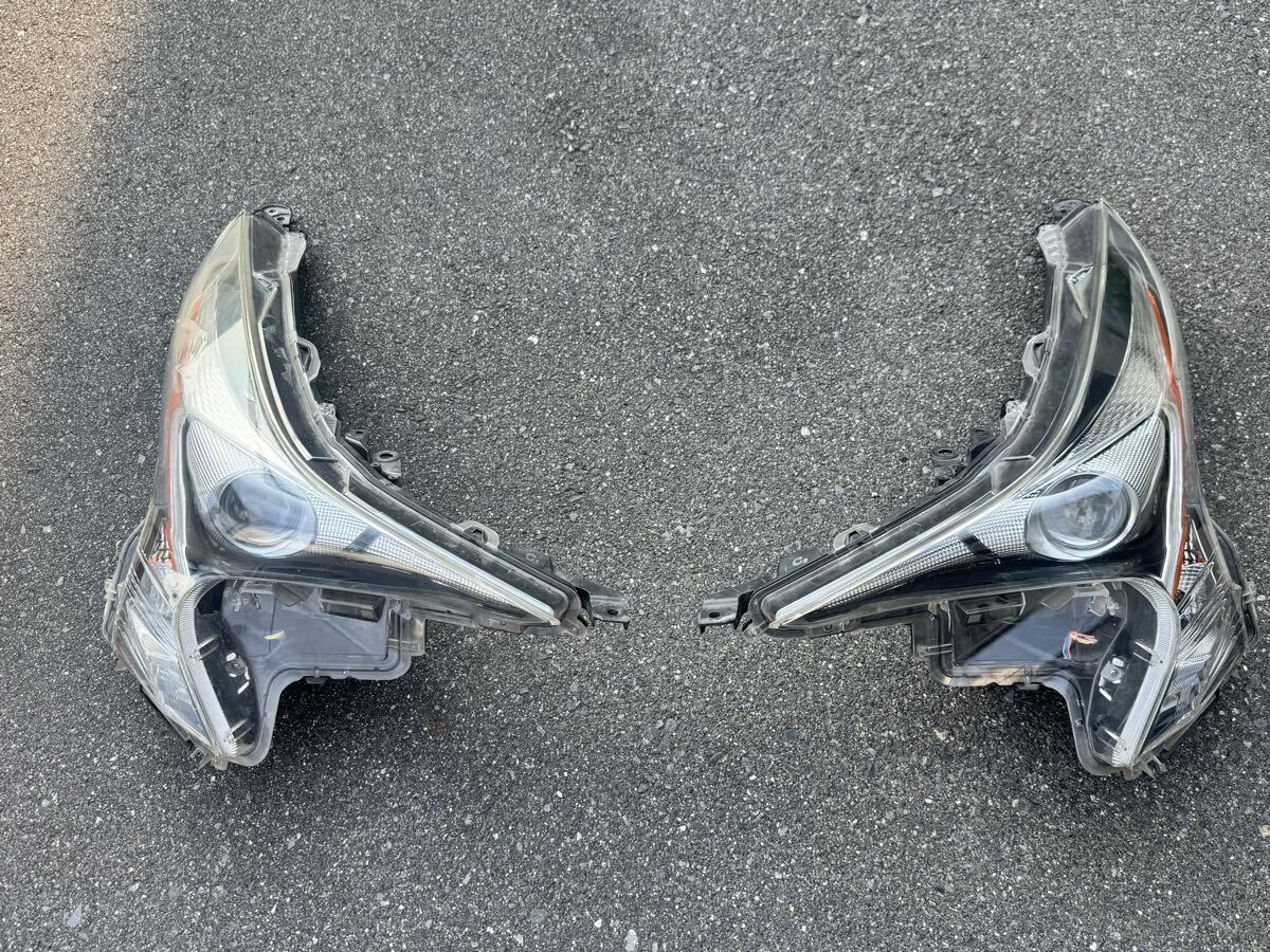Y746☆TOYOTA トヨタ純正 エスティマ ヘッドライト 左右セット HCHR