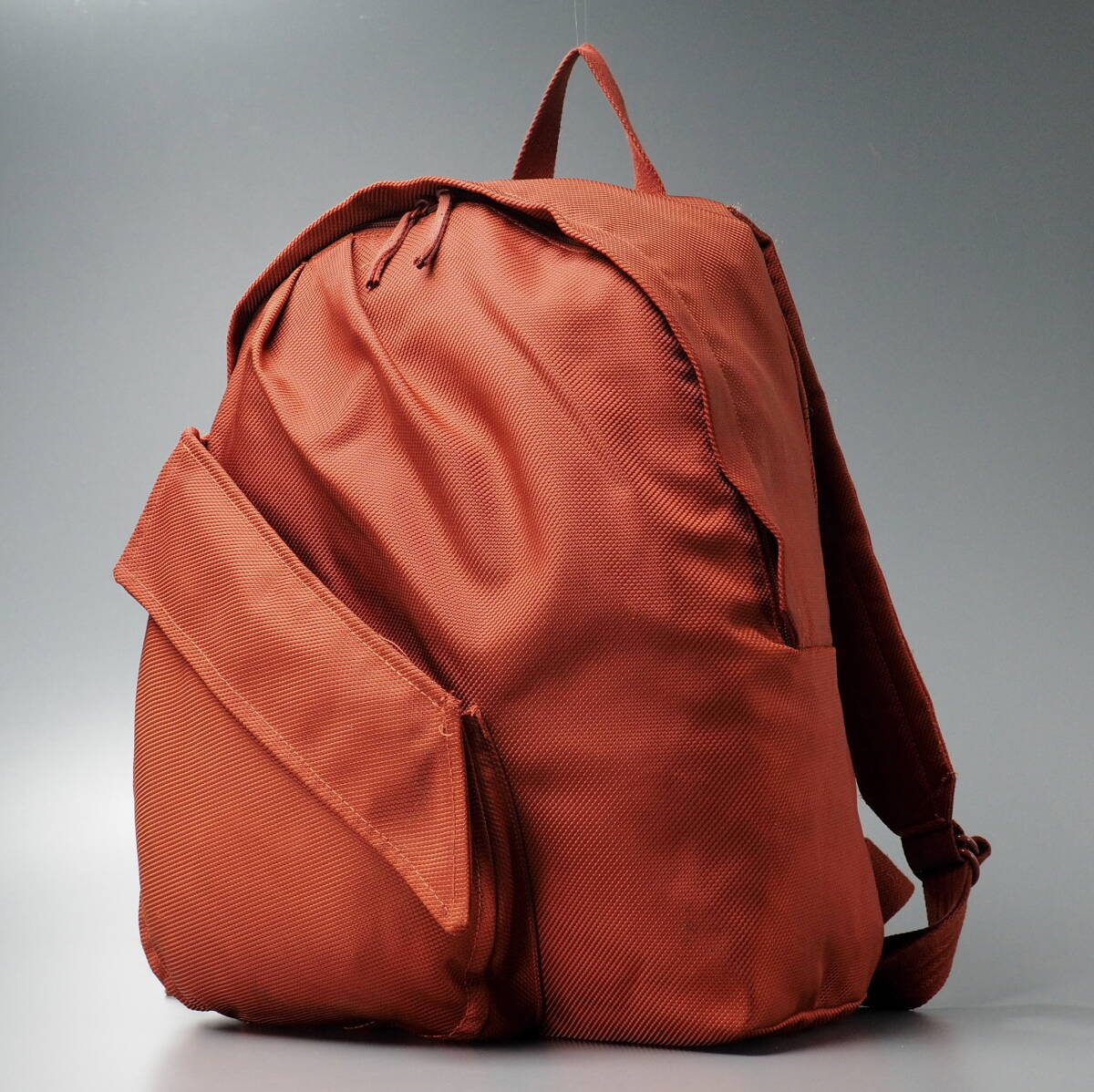 90s イーストパックリュック　オレンジ　レザー 美品 EASTPAK US ARMY 復刻 レザーボトム イーストパック アウトドア