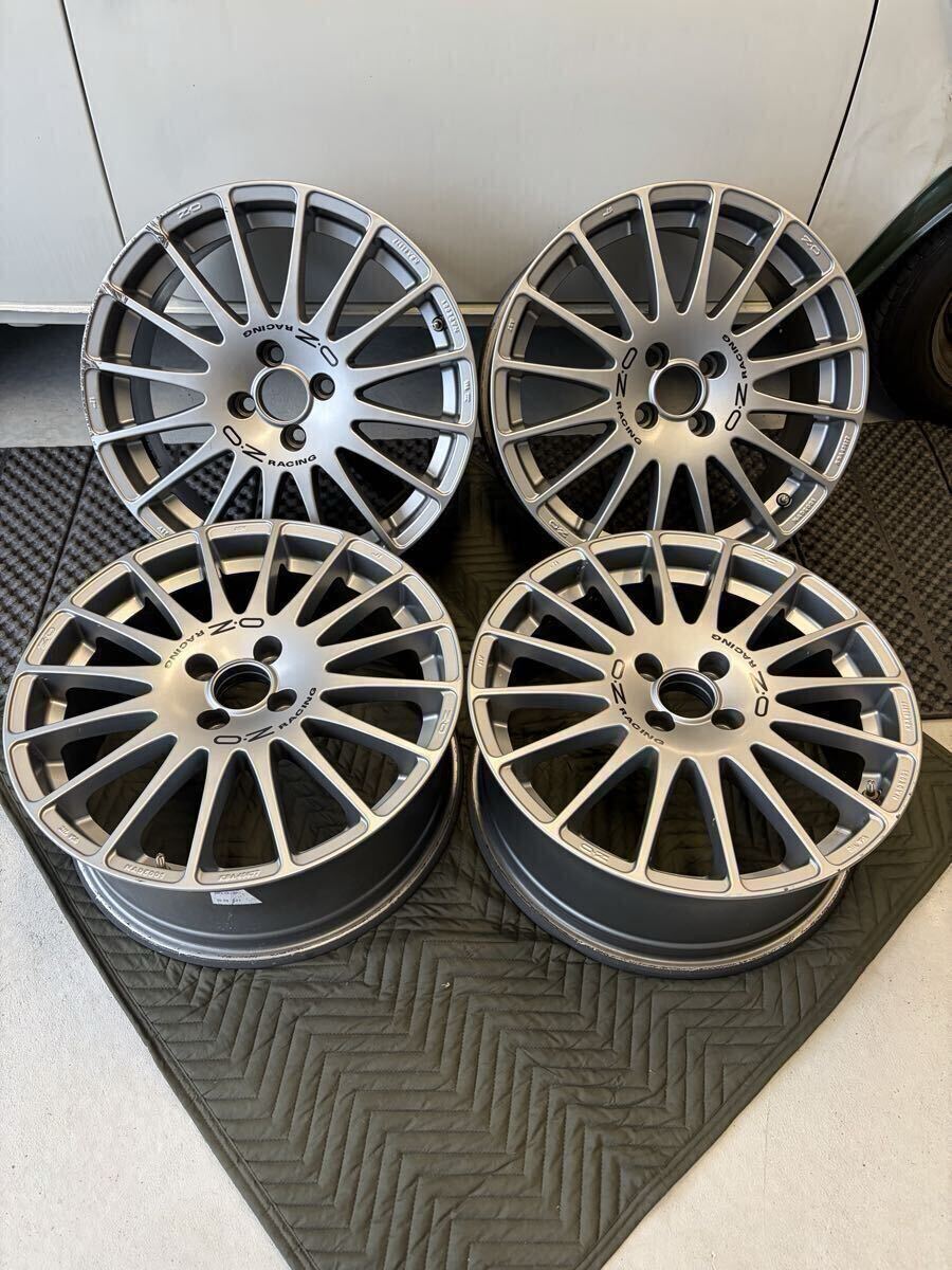 中古】O.Z RACING SUPERTURISMO OZ スーパーツーリズモ 17インチ 8J