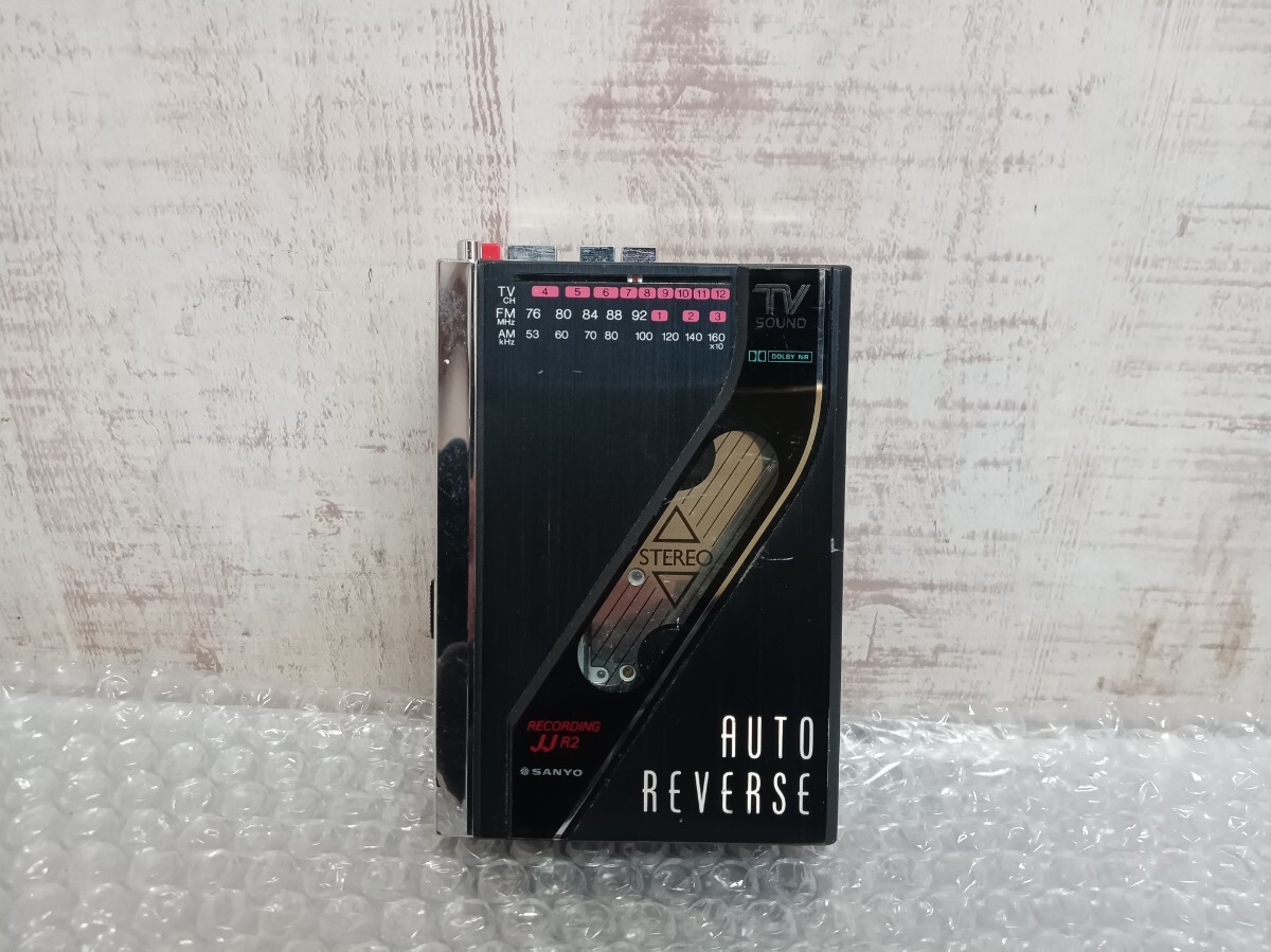 動作確認済】SANYO MR-50 カセットテープレコーダー ケース付き 単三