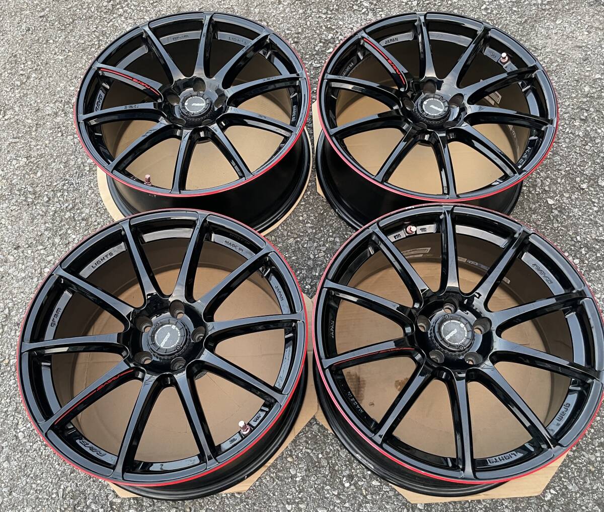RAYS レイズ gram lights 57Transcend 17インチ 8.5J +40 4H PCD100 NS