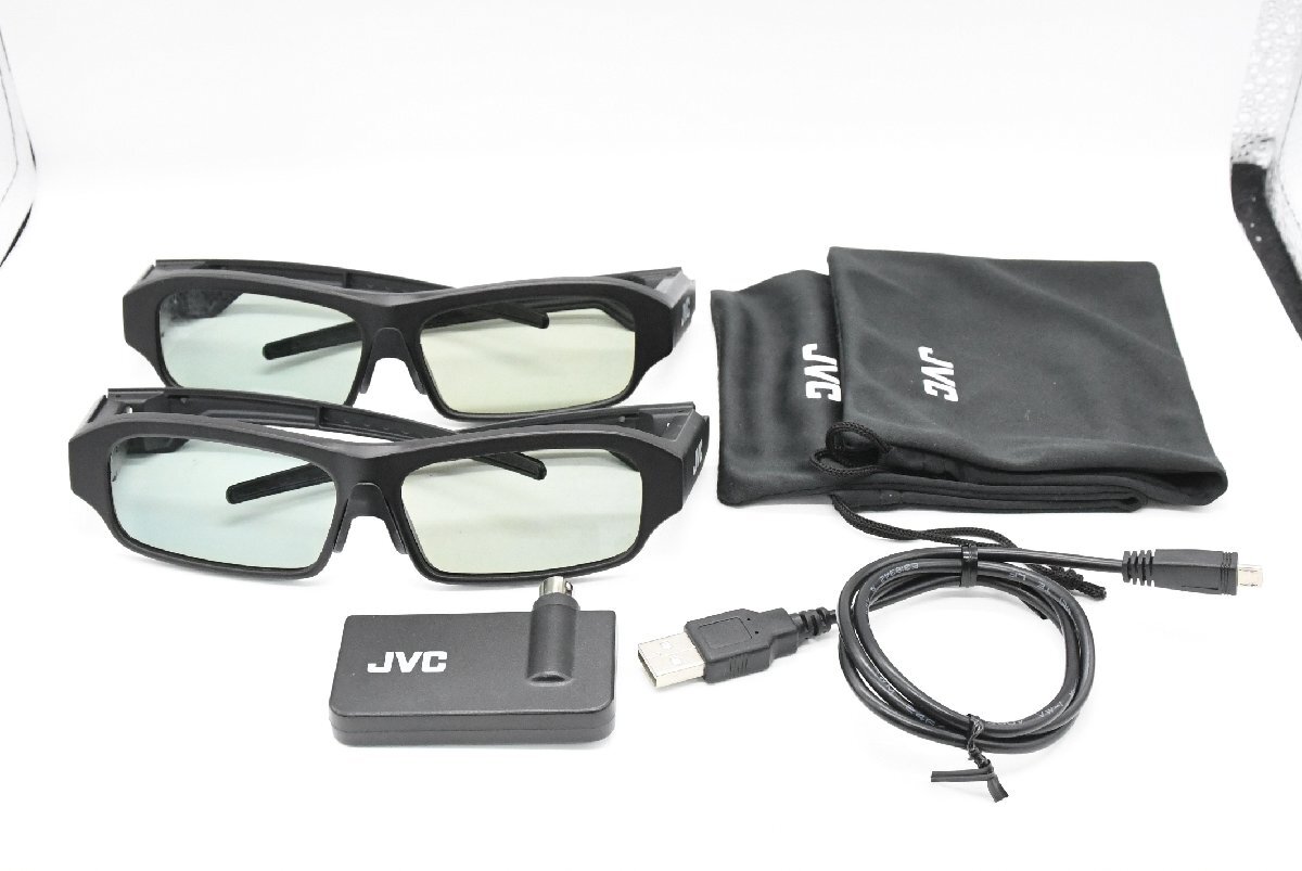 JVC 3Dシンクロエミッター PK-EM2 & 3Dメガネ PK-AG3 送料無料の落札