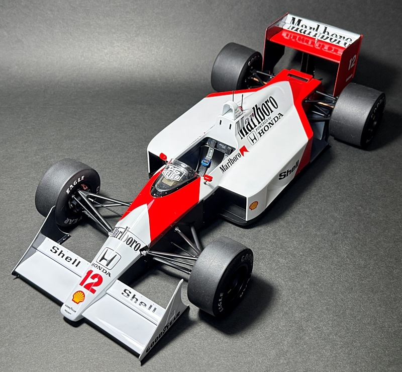 新品】MFH 1/20 マクラーレンMP4/5 日本GP A,セナ 完成品の落札情報