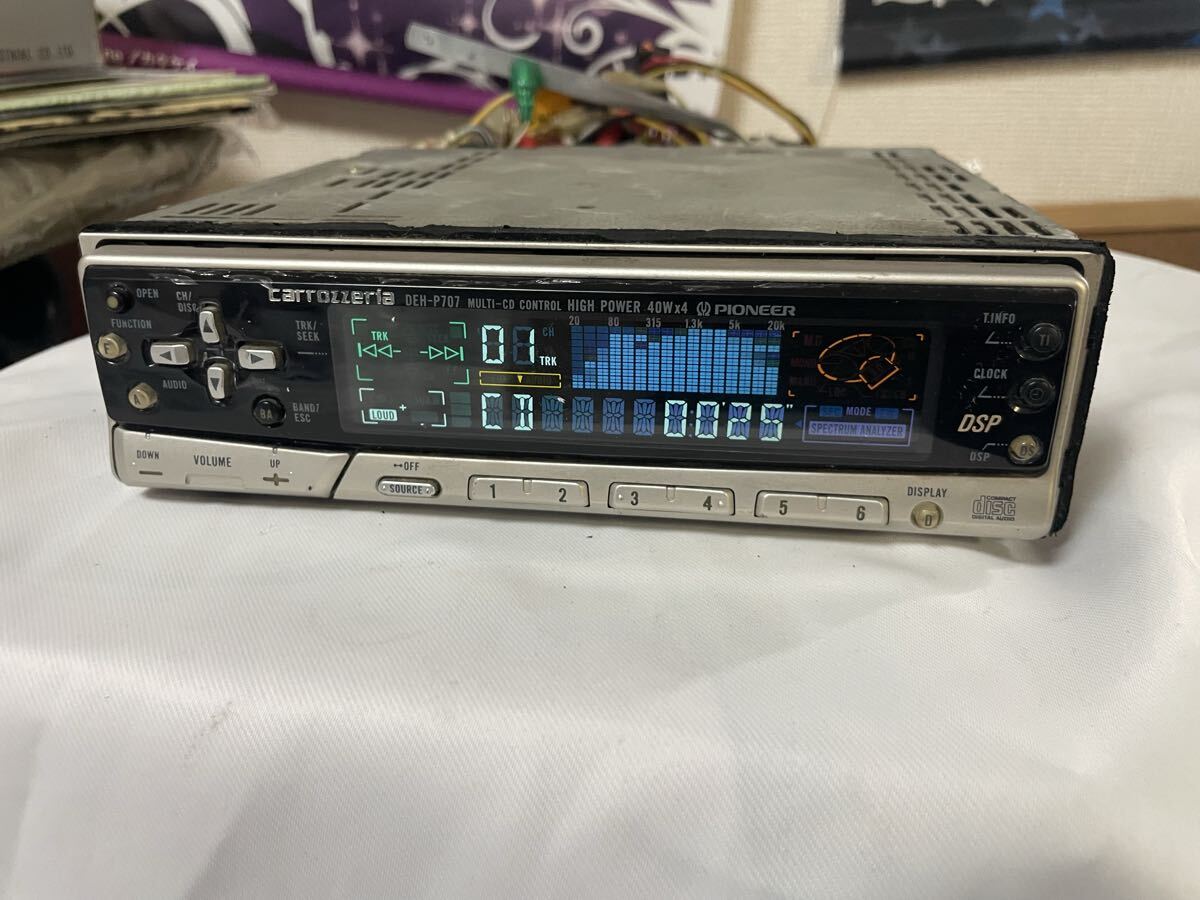 中古】カロッツェリア MEH-P9900 CDS-P5000 スペアナ CD MD 完動品の