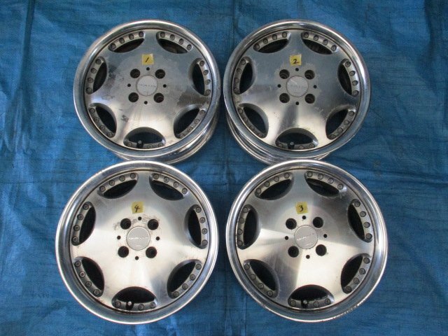 中古】AME シャレン SHALLEN PCD100 15インチ 5.5J+42/6.0J+38 165