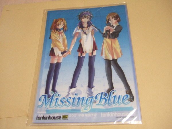 新品】即決 ☆未使用美品 Missing Blue 特典テレカ 神瞳かりん＆矢城静