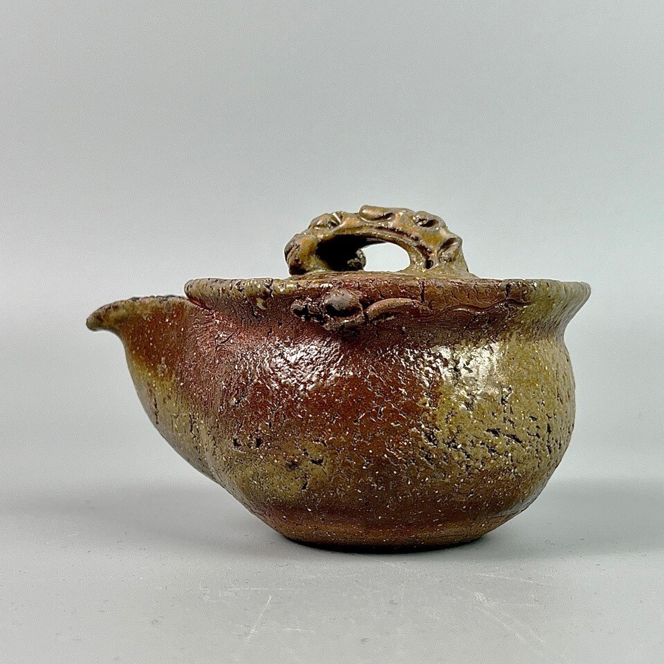 備前焼祭り】藤原陶斎 備前鳥摘香炉 共箱 栞 茶道具 [m852]の落札情報