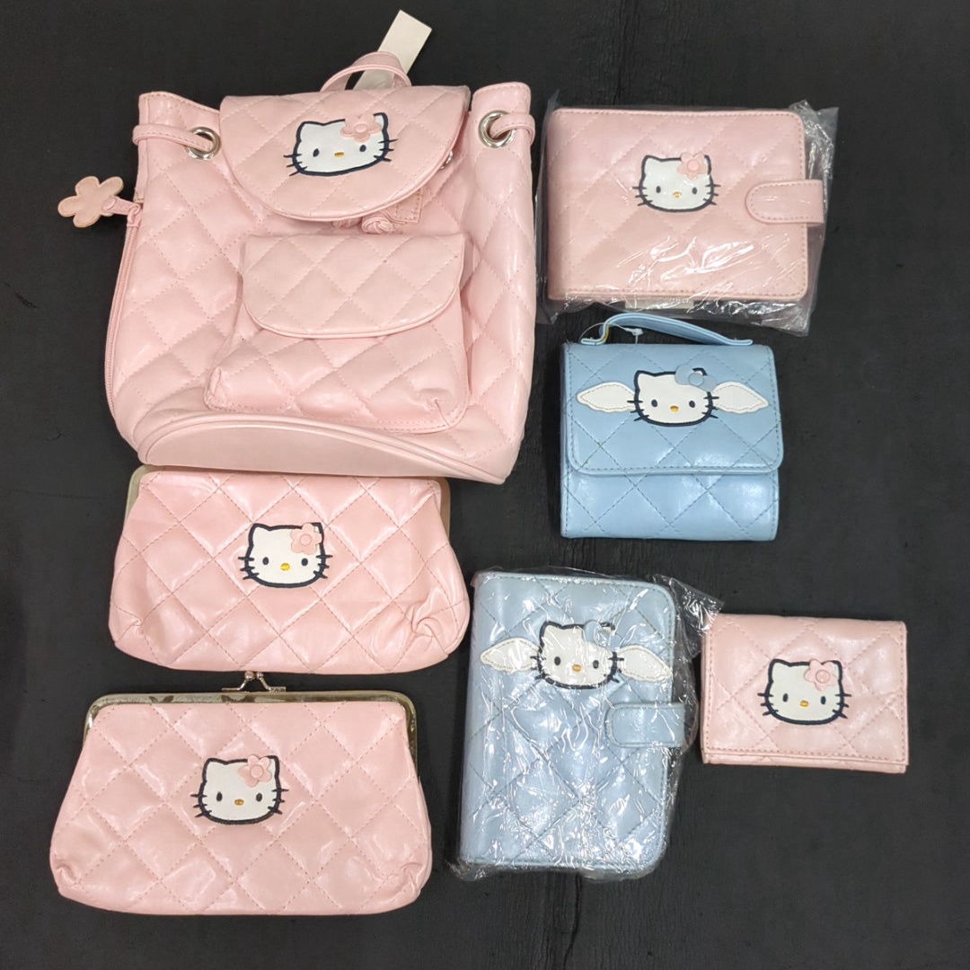 中古】当時物 ハローキティ ピンクキルトシリーズ 10点セット サンリオ