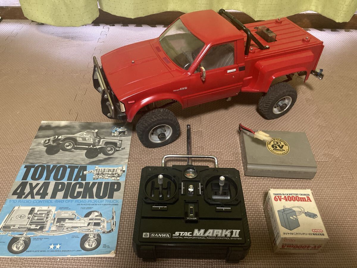 タミヤ 小鹿 初期 ミニ四駆 トヨタ ハイラックス4WD 未組立 1982