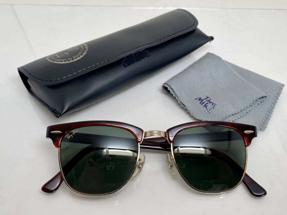B&L Ray-Ban クラブマスター　ボシュロム 希少☆B&L RAY-BANボシュロムレイバン CLUBMASTERクラブマスターW0388
