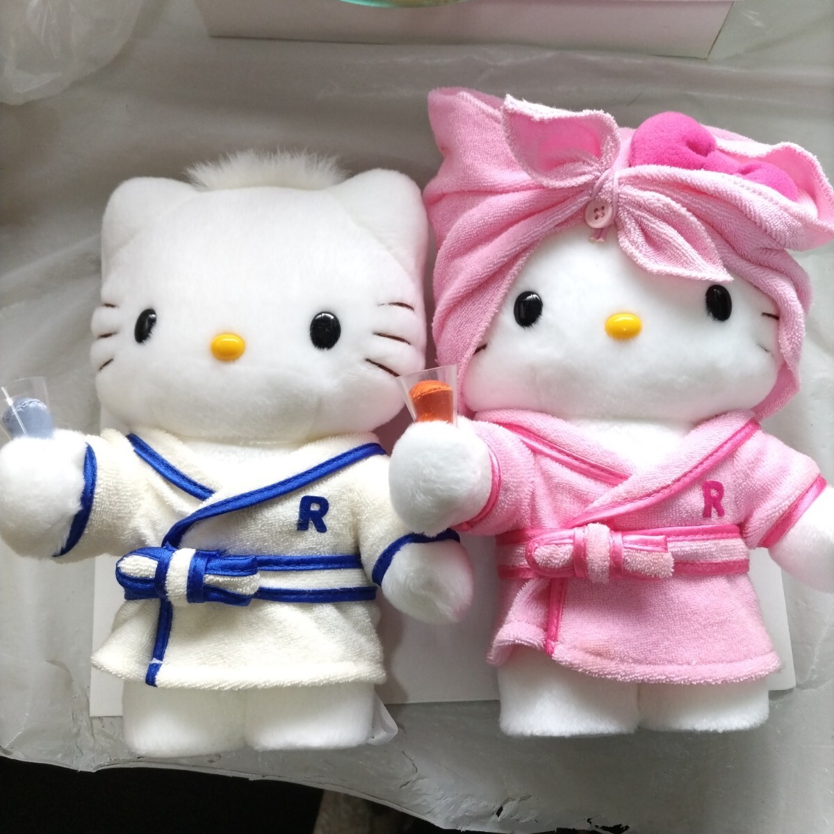 ハローキティ&ディアダニエル ゴルフ仕様ペアぬいぐるみセット ダイワ
