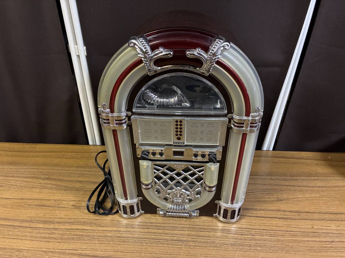 ♪ジュークボックス ラジオ CDプレイヤー 動作品 アンティーク