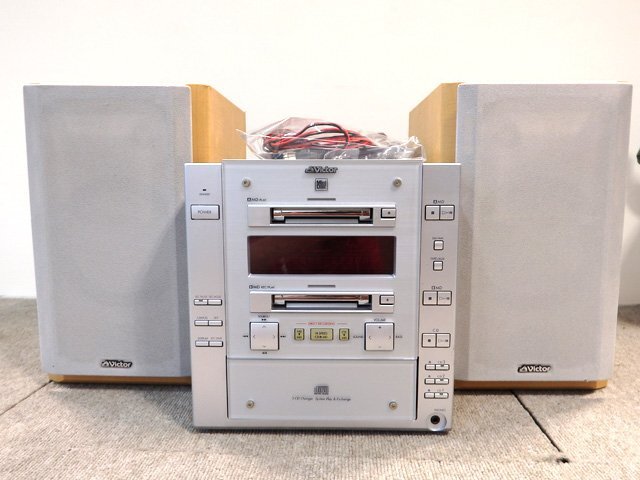 Victor ビクター CD/MDコンポ MX-S7WMD 3CDチェンジャー WMD 動作確認