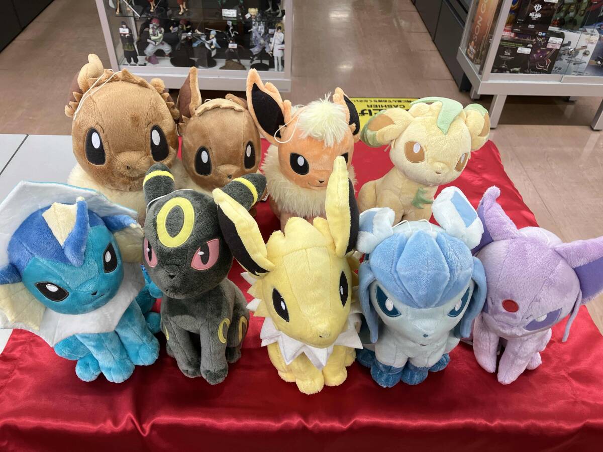 新品】アイラブイーブイ I LOVE EIEVUI ぬいぐるみ 8種セット タグ付き