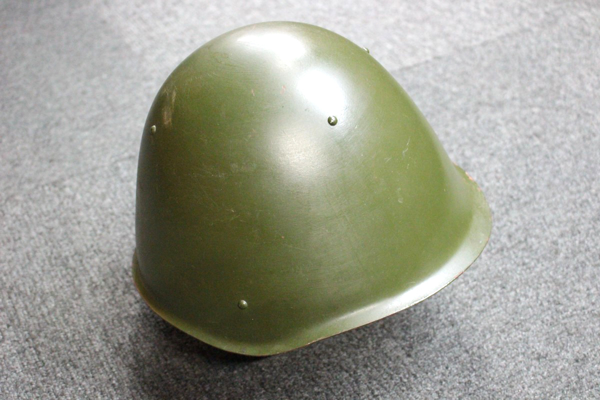 ソ連軍 戦車兵用 タンカース ヘルメット ТШ-4 サイズ2 ① M寸 57cm
