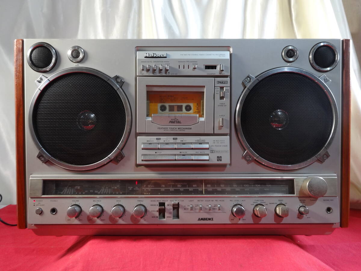 侍】 ヴィンテージ 昭和レトロ SONY ソニー ラジカセ CFS-V3 ステレオ