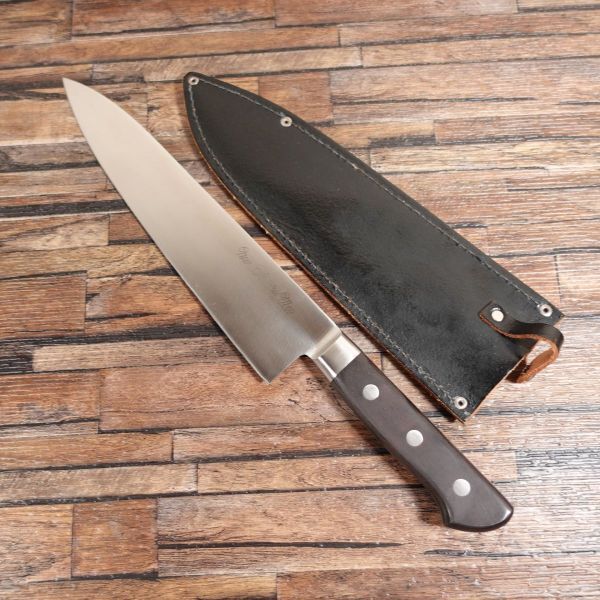 中古】TE6726○ TAKEUCHI New Stainless m60 牛刀 包丁 2本の落札情報