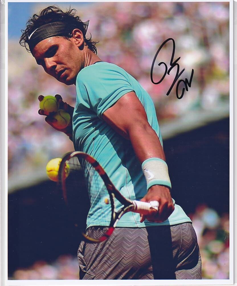 新品】ラファエル・ナダル 直筆サインフォト/写真 テニス Rafael Nadal
