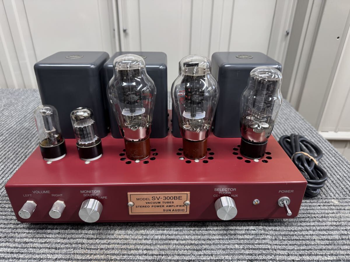 SUN AUDIO SV-VT25 Limited 真空管シングルステレオアンプ｜通電OK｜片