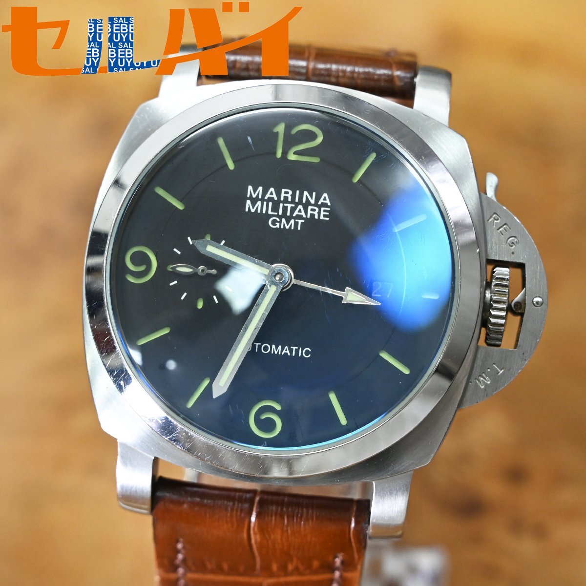 新品】新品 MARINA MILITARE マリーナミリターレ パワーリザーブ自動巻