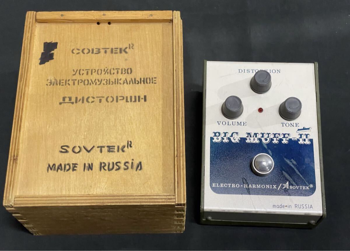 ★木箱のみ★BIG MUFF☆Civil War☆originalbox☆ロシア Electro-Harmonix Sovtek Big Muff Civil War ロシア製ビッグマフ 稀少