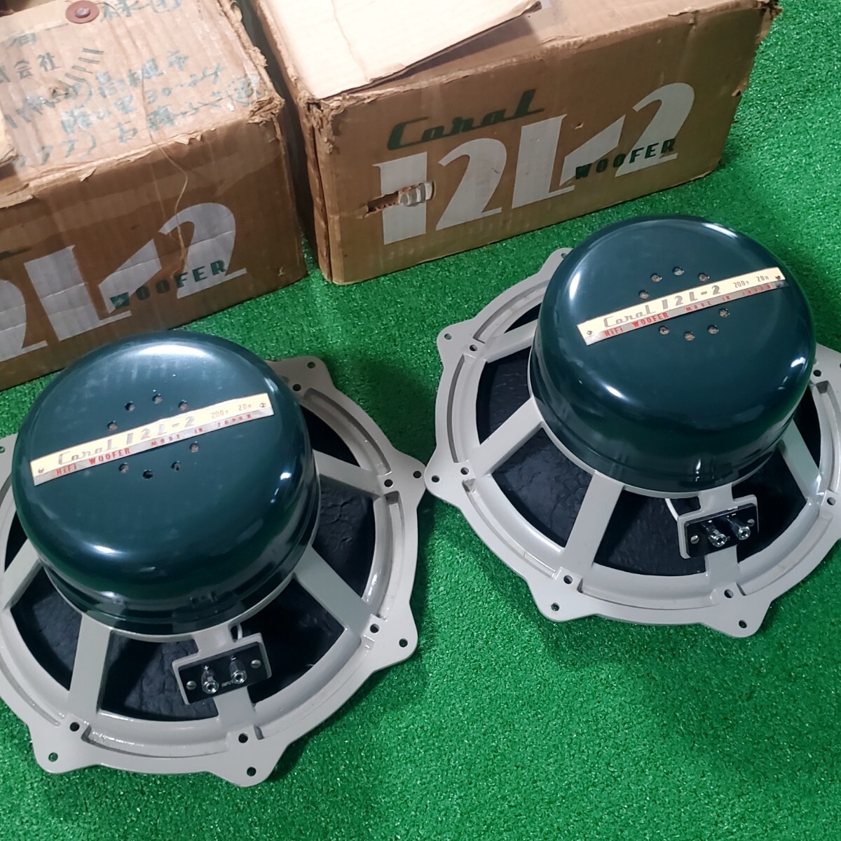 ☆ CORAL 12L-41 30cmウーファー2個 中古品 ☆の落札情報詳細 - Yahoo