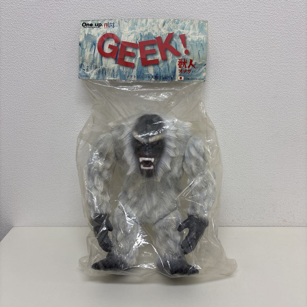 GEEK 獣人　あとでオークション 未開封 One UP GEEK！ 獣人オメガ 金猿 ソフビの落札情報詳細 - Yahoo