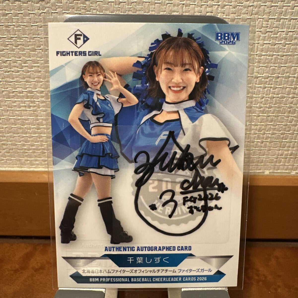 目立った傷や汚れなし】BBM2019 滝谷美夢 直筆サイン FIGHTERSGIRL