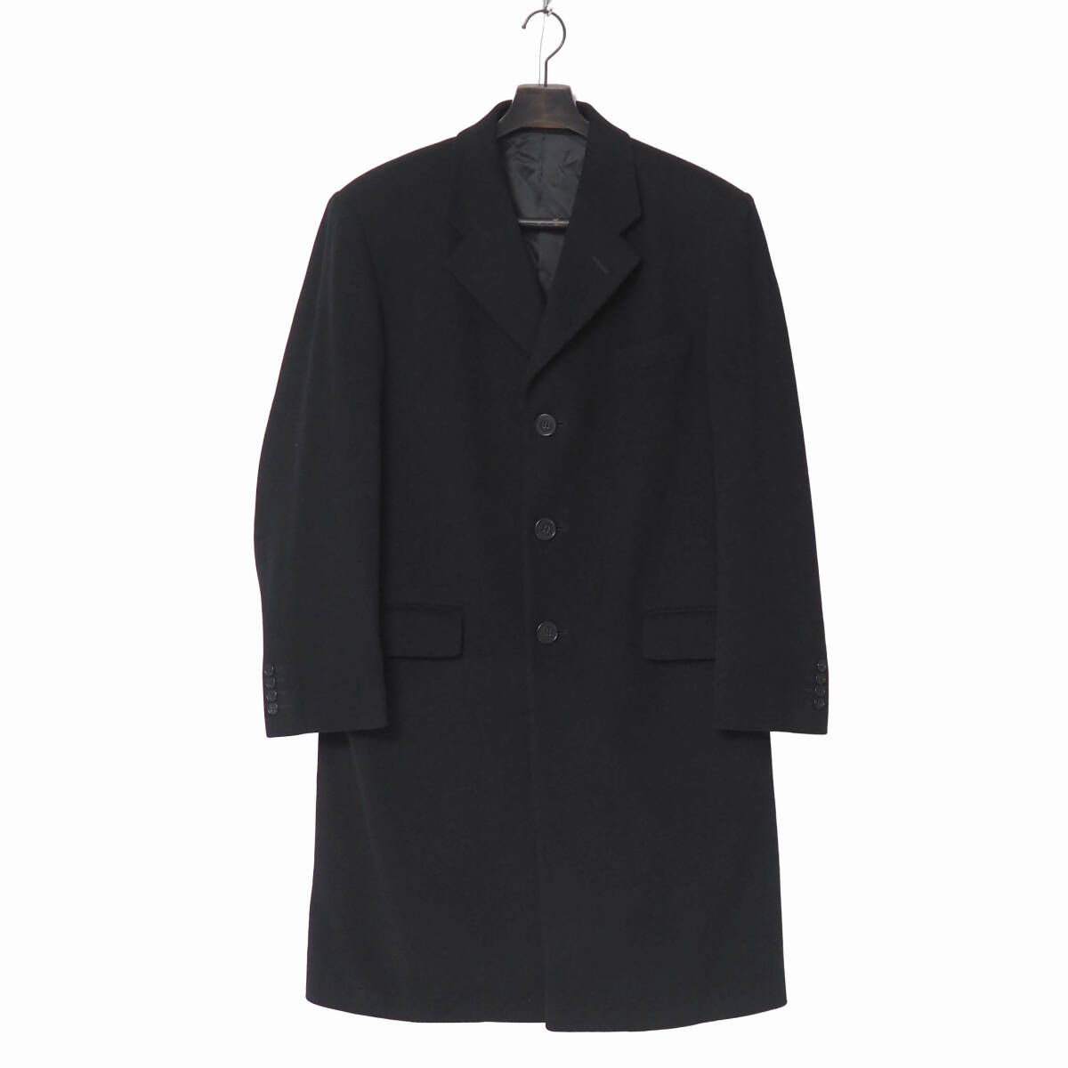 【定価38万】13AWサンローランパリダブルチェスターコート44 【美品】 13AW サンローランパリ 金ボタン ダブルブレスト チェスターコート 44