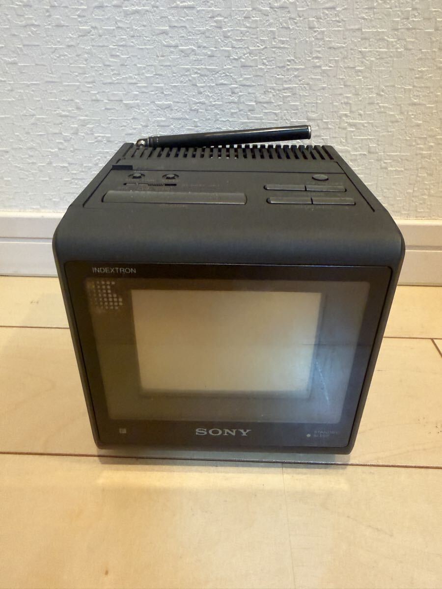 SONY ソニー 88年製 小型 カラーテレビ 4インチ KV-4SV1 インデックス