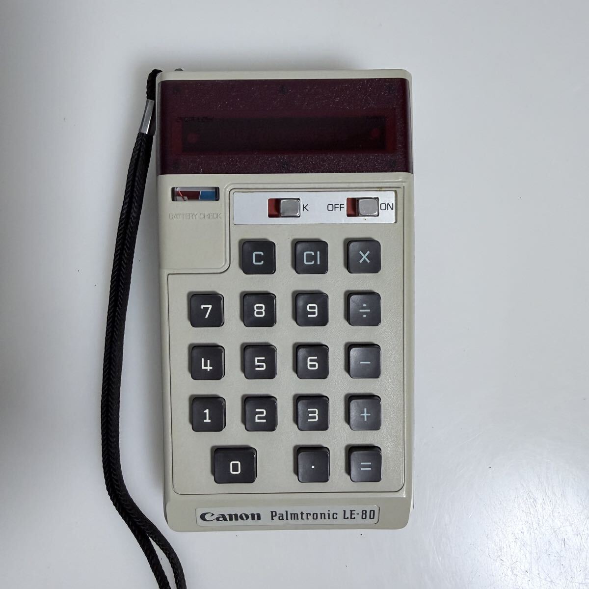 中古】◇CANON キヤノン 電卓 Palmtronic LD-81 緑蛍光管電卓 昭和