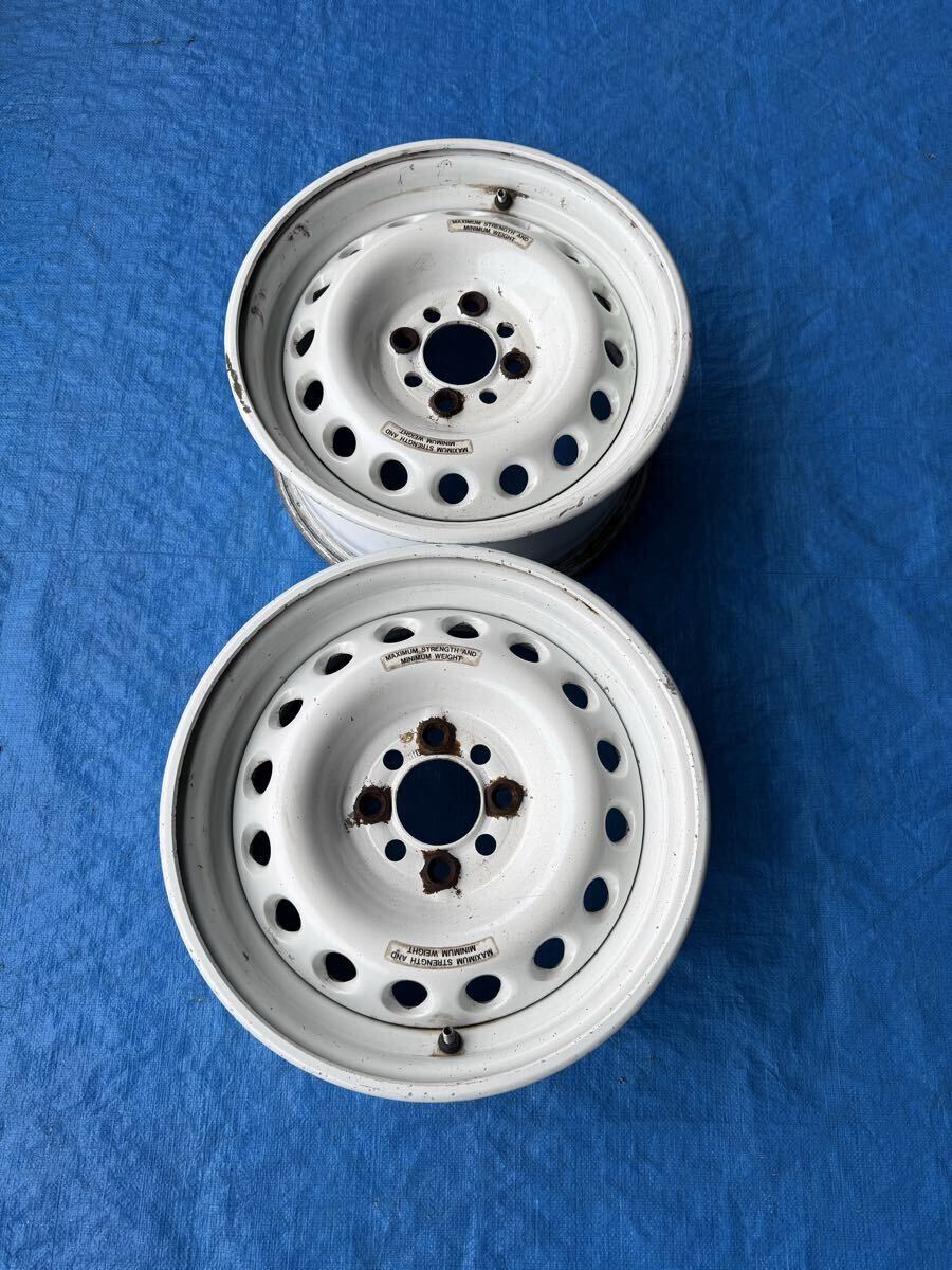 ブリジストン スーパーラップ 14インチ 6J+38 PCD100-4H カールリム 2