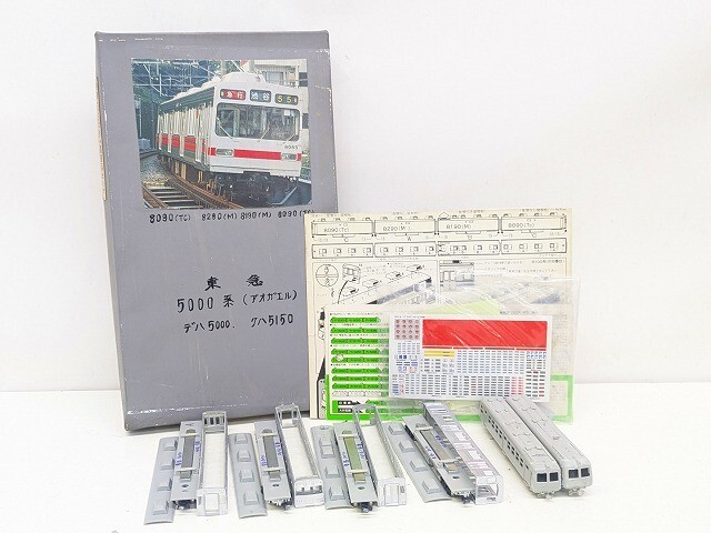 グリーンマックス 東急5000系10両フル編成 ジャンクの落札情報詳細