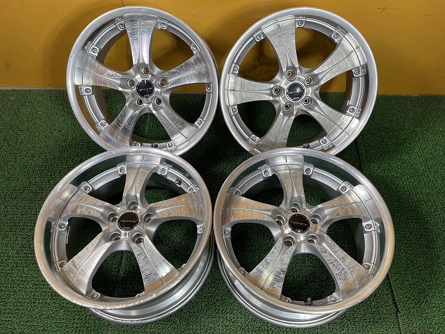 傷や汚れあり】中古ホイール WORK TERMIST TM1 18×7.5JJ 5H114.3+47 4