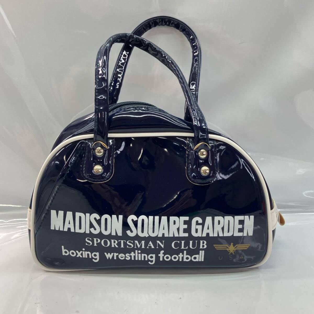 昭和レトロ 完全当時物 MADISON SQUARE GARDEN マジソンバッグ