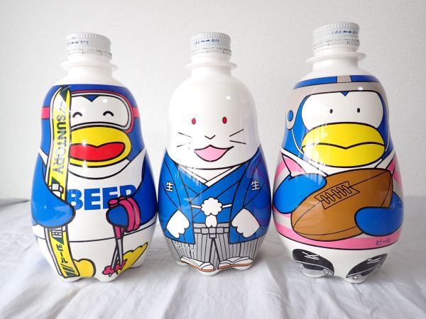 ☆昭和レトロ・空缶・サントリー生ビール・紀州の海・ペンギン仲間・他