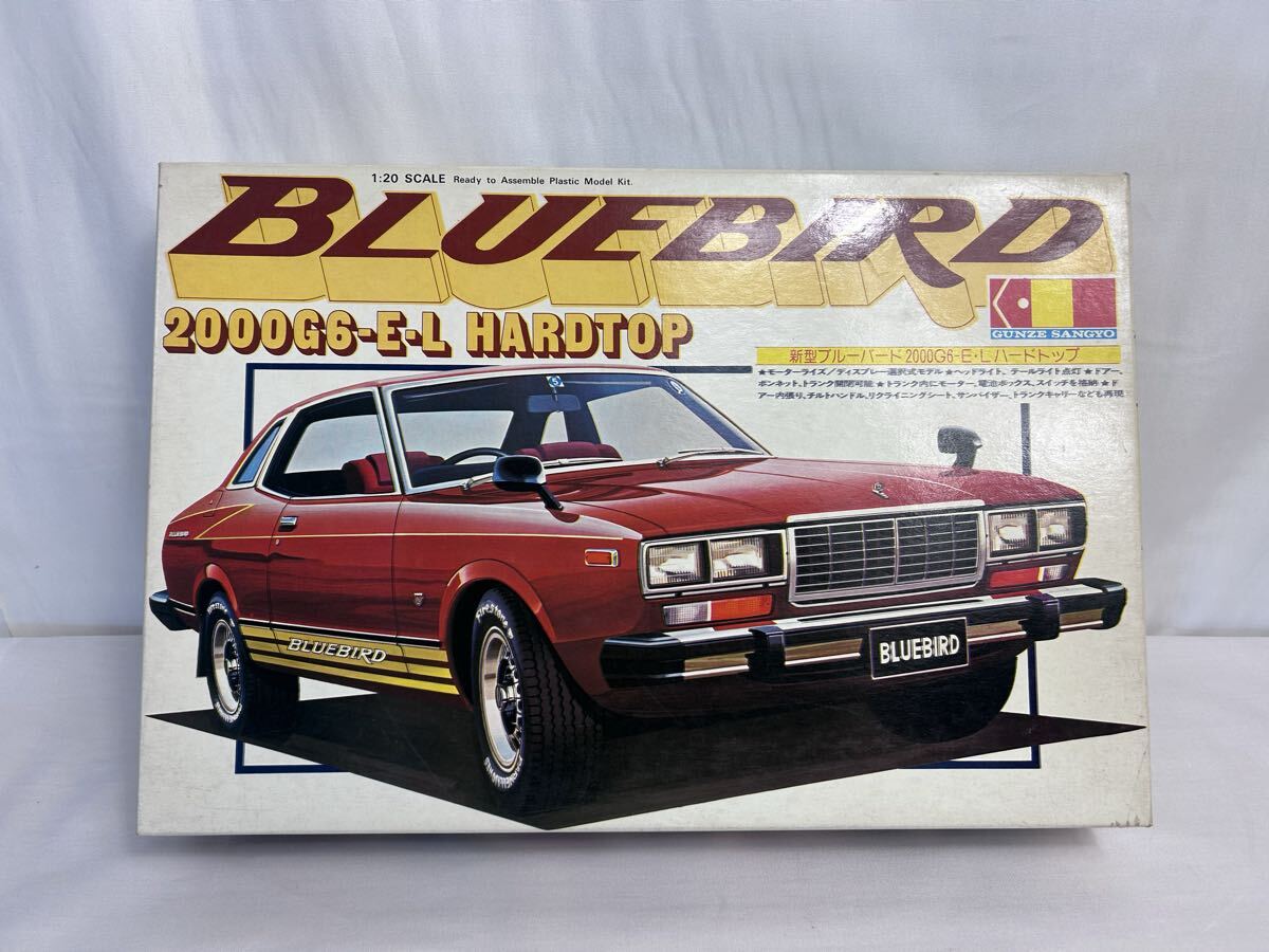 未組み立て】名車プラモデル ブルーバードU SSS1800-E モーター付の