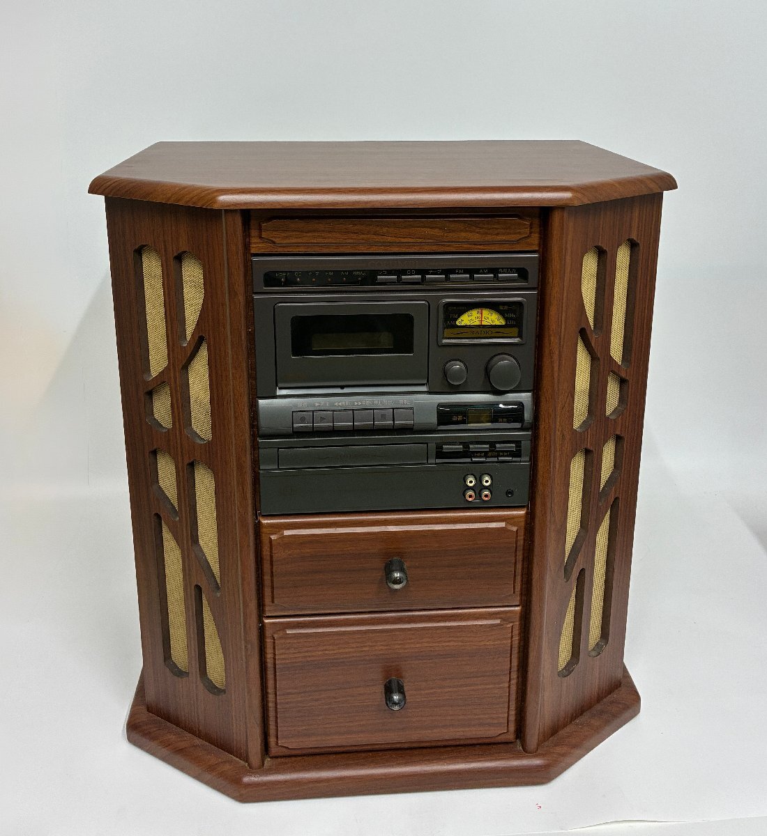 中古】Columbia☆GP-21カセットテープ＆CDプレーヤ電蓄☆動作OK/日本製