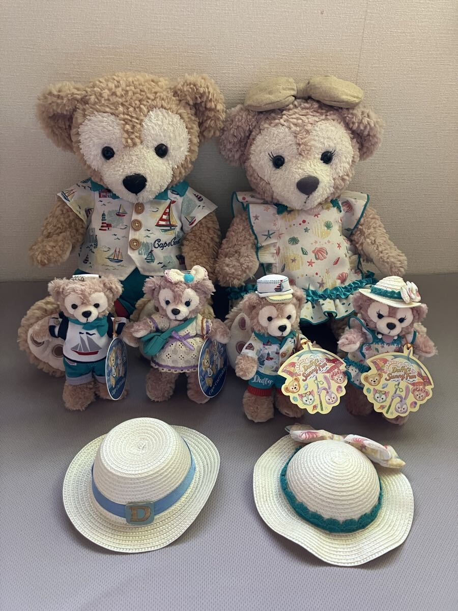中古】TDSクリスマス2014年ぬいぐるみストラップ3点セット ダッフィー