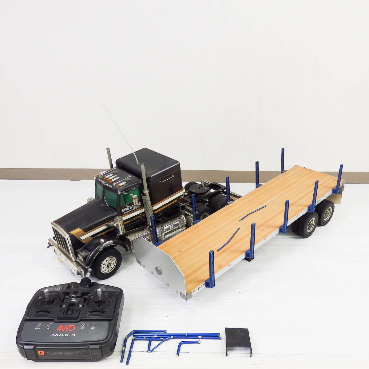 中古】タミヤ 1/14 トレーラー キングハウラー改の落札情報詳細